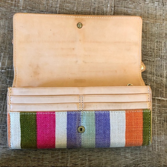 Coach Bonnie Legacy Stripe Wallet - Picture 4 of 7